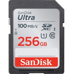 SanDisk Ultra SDXC Memory Card 100MBs Class 10 UHS-I 256GB